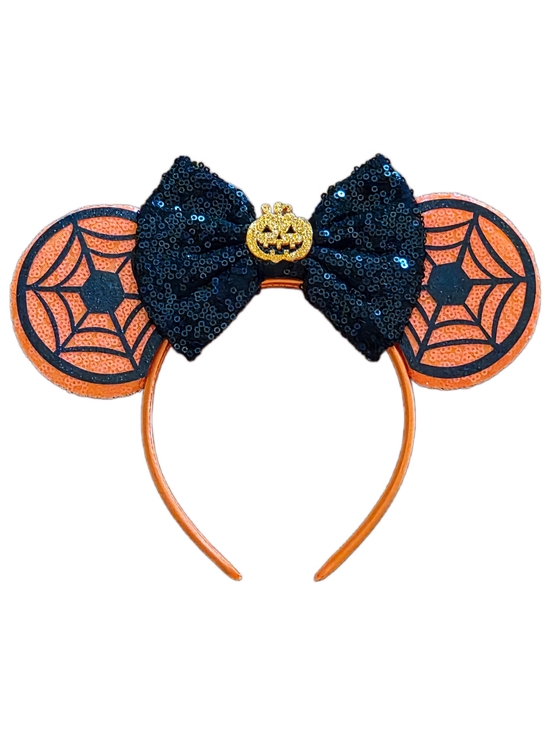 Accessories - Halloween Spiderweb Minnie Mouse Ears Headband